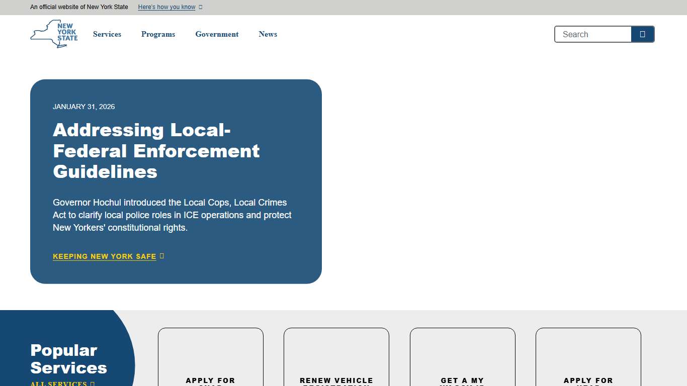 The Official Website of New York State